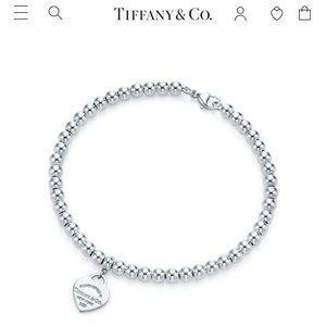 Authentic Tiffany Bracelet about 6.5 inches